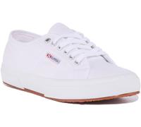 SUPERGA 2750 Cotu Unisexe Lacet Décontracté Toile Baskets En Blanc Taille 3 - 13