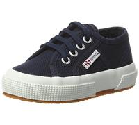 Superga 2750 JCOT Classic, Chaussons d'intérieur Mixte Enfant - Bleu - Blau (Navy-White), 25