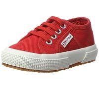 Superga 2750 Jcot Classic, chaussons d'intérieur mixte enfant - rouge - Rot (Red-White), 34