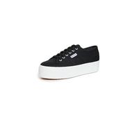 Superga 2754 Cotu, Baskets Montantes Unisexes pour Adulte, Noir Fwhite, 36 EU