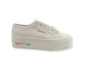 Superga - 2790 Platform - Femme - Chaussures - Blanc - Taille: 35 1/2 EU