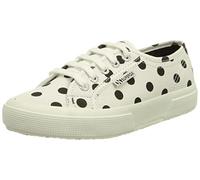 Superga 8033562536795, Chaussures de Gymnastique, White-Black Dots,
