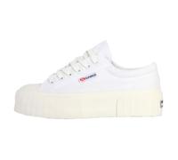 SUPERGA Baskets 2631 Stripe Platform Blanc Femme - 013755-39-Blanc 41