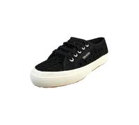 SUPERGA Baskets basses '2750 Crochet Macrame' noir / blanc, Taille 38