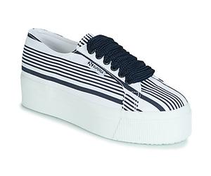 Superga Baskets basses 2790 COT MULTI STRIPE W in Blanc 37