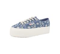 SUPERGA Baskets basses ' 2790 Platform Sangallo ' bleu denim / blanc, Taille 40