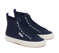 Superga - Baskets mi-hautes en coton 2750 unisexes, Bleu marine/bleu spectre/Favorio, 6 Women/6 Men
