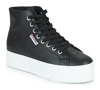 Superga Baskets montantes 2730 HI TOP NAPPA in Noir 40