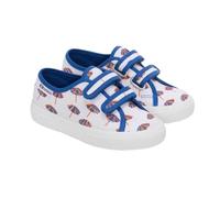 Superga Baskets parapluie Leggera 3750 pour enfants, Quartz blanc bleu jaffa orange, 12.5 UK Child