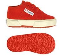 SUPERGA Chaussures 2750-BEBJ BABY CLASSIC pour bébé garçon et bébé fille, style classique, couleur unie Rouge G