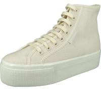 Superga Femme Baskets hautes 2708 High Top Shiny Gum S2127GW Beige