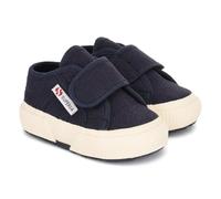 Superga Garçon Unisex Kinder 2750-bstrap Baskets Basses, Bleu (Navy), 22 EU