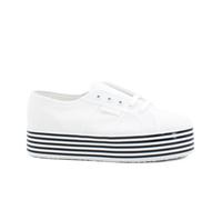 Superga - Linea Platform - Femme - Chaussures - Blanc - Taille: 35 EU