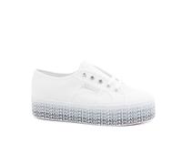 Superga - Mini Lettering Platform Baskets - Femme - Chaussures - Blanc - Taille: 38 EU