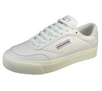 SUPERGA Mixte 3843 Court Plat Oxford, White Favorio, 45 EU