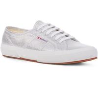 Superga 2750 Lamew Chaussures en Glitter Silver 031 . Gris