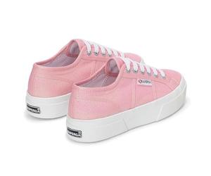 SUPERGA Wedge 2740 Platform Lames, A1g Pink Begonia Iridesc, 41 EU