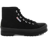 Superga Women's Alpina Canvas High-Top Trainers Noir 4 (37) Female