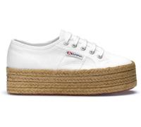 Superga Women's Rope Platform Trainers Blanc 8 (42) Female