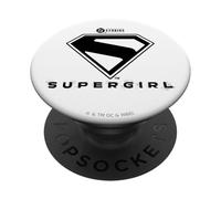Supergirl 2026 Black Shield PopSockets PopGrip Adhésif