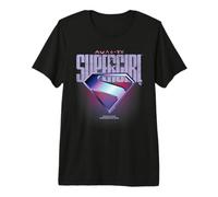 Supergirl 2026 Chrome S-Shield Logo and Text Gradient T-Shirt Haut de Gamme