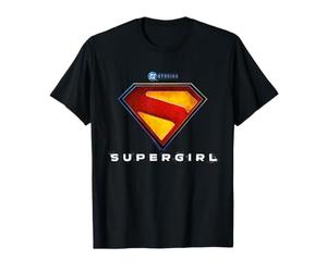 Supergirl 2026 Full Color Shield Name Under Shield T-Shirt