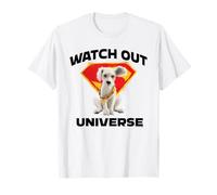 Supergirl 2026 Krypto Watch Out Universe Stacked T-Shirt