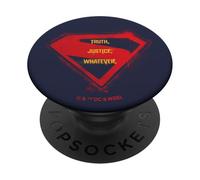 Supergirl 2026 Truth, Justice, Whatever Over Logo PopSockets PopGrip Adhésif