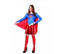 Supergirl Costume Fille Femme - Taille M Bleu