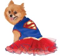 Supergirl - Jupe Tutu Costume pour chien BN4970 (XS) (Rouge/Bleu)