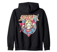 Supergirl Retro Kara Zor-El Sweat à Capuche