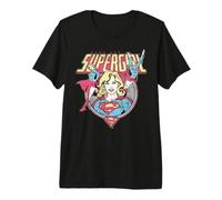 Supergirl Retro Kara Zor-El T-Shirt Haut de Gamme