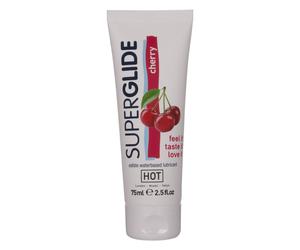 Superglide Lubrifiant Comestible à Base d'Eau Cerise 75 Ml