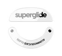 Superglide - Patins de Souris en Verre Ultra résistant, Ultra Rapide, Lisse et Durable pour Pulsar X2 (Blanc)
