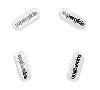 Superglide - Pieds de Souris Les Plus Rapides et Les Plus Lisses fabriqués avec du Verre Ultra résistant et sans défaut, Semelle Super Rapide Lisse et Durable pour Logitech G304/305 [Blanc]