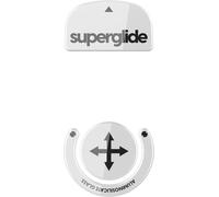 Superglide Ultra Strong Glass Mouse Pads Ultra Fast Smooth Durable for Logitech G Pro X Superlight (White)