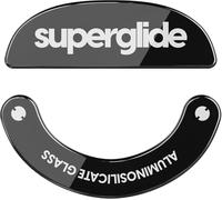 Superglide Ultra Strong Ultra Fast Smooth Durable Glass Mouse Pads for Pulsar X2 (Black)