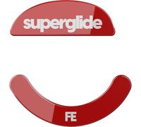Superglide Ultra Strong Ultra Fast Smooth Durable Glass Mouse Pads for Pulsar Xlite Series [Red]