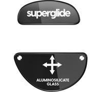 Superglide Ultra Strong Ultra Fast Smooth Durable Glass Mouse Pads for Zowie EC Series [Black]