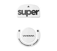 Superglide Version 2 Patins en Verre pour Logitech G Pro X Superlight - Blanc