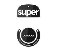 Superglide Version 2 Patins en Verre pour Logitech G Pro X Superlight - Noir