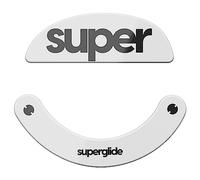 Superglide 2 - Patins de Souris en Verre Ultra résistant, Ultra Rapide, Lisse et Durable pour la série Pulsar Xlite [Blanc]