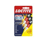 SUPERGLUE-3 Lot de 3 tubes Power Flex 3 x 3gr