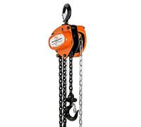SuperHandy Chaîne Bloc Palan manuel Come Along 1 TONNE 2200LBS Capacité 10FT Lift Heavy Duty Crochets de qualité commerciale en acier pour le levage de traction Garages de construction