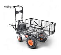 SuperHandy Chariot de service utilitaire électrique 48 V DC Li-Ion Charge 300 kg et plus de 460 kg Capacité de transport Ferme et jardin