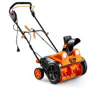 SuperHandy Déneigeuse électrique Filaire 46×25 cm, portée 7 m, capacité 320 kg/Min, phares LED, idéale pour allées, trottoirs et Jardins