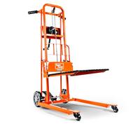 SuperHandy Treuil élévateur de matériel, gerbeur, Chariot à palettes, Table élévatrice, Chariot élévateur, capacité de Levage maximale de 150 kg et 100 cm, avec Roues de 20 cm et roulettes pivotantes