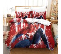 Superhero Housse De Couette Movie Posters D Motif Imprim¿¿ Parure De Lit En Microfibre Avec Fermeture ¿¿Clai Avec Taies D'oreiller Single£¿Xcm£©