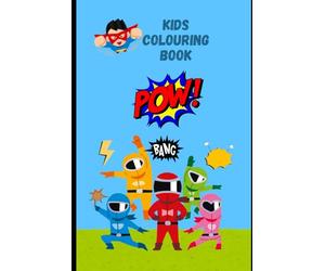 Superheroes Coloring Book for Kids | Easy Coloring Pages of Superhero's | fun, action-filled coloring pages of brave superheroes |: A perfect gift idea for birthdays, holidays, or everyday fun