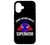 Superhéros des Droits des Victimes de Crime Coque pour iPhone 16